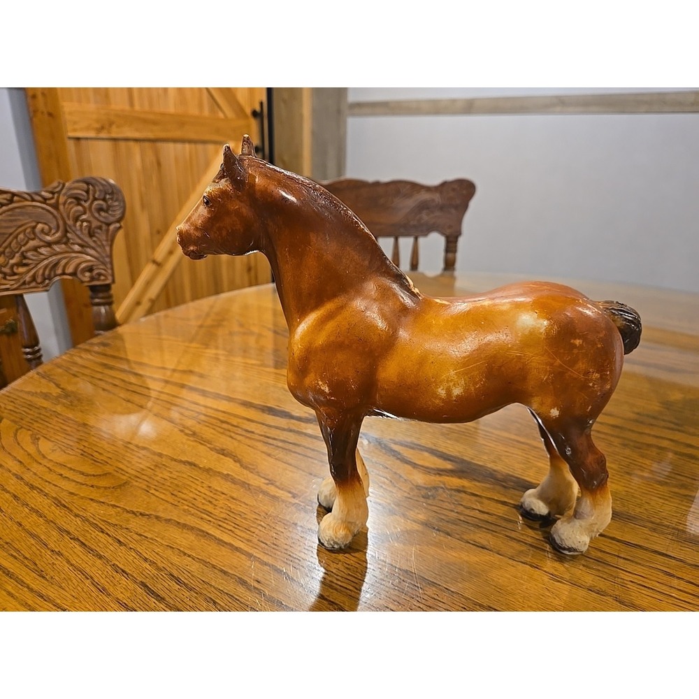 Breyer Horse Model 83 Clydesdale Mare Chestnut Brown Vintage 1969-1989